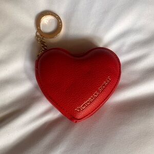 Victoria’s Secret Heart Coin Pouch Keychain